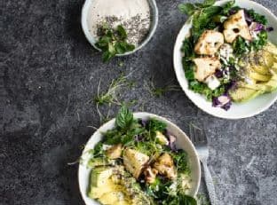 Roasted Cauliflower Detox Bowl with Tahini Sauce