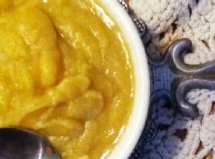 Curried Butternut Squash and Apple Soup