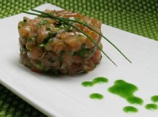 Jade Buddha Salmon Tartare