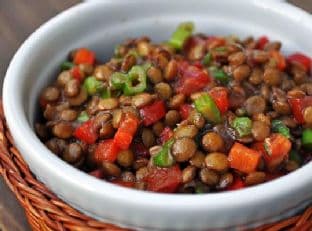 Lentil Salad With Vegetables