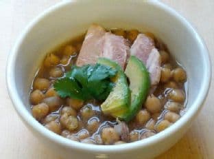 Slow Cooker: Pork and Garbanzo Beans