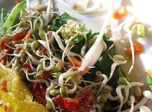 Vietnamese Pancakes with Vegetables, Herbs and a Fragrant Dipping Sauce (Bánh Xèo)