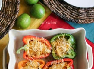 Chicken Fajita Stuffed Bell Pepper